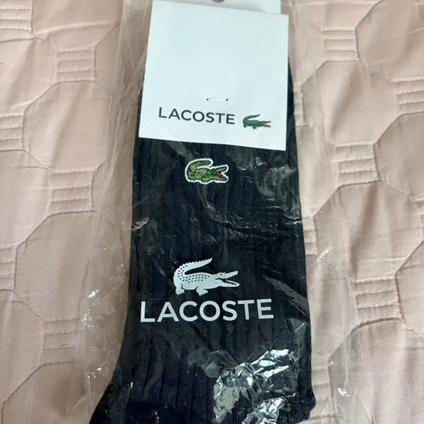 [BUNJANG] Lacoste Men's Black Socks / 라코스테 양말 남성용 블랙
