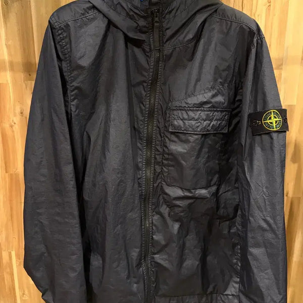 [BUNJANG] Stone Island 40233 Membrana 3L TC Garment Hooded Jacket Navy L / 스톤아일랜드 40233 멤브라나3L TC 가먼트 후드자켓 바람막이  L / NFC신형 모델