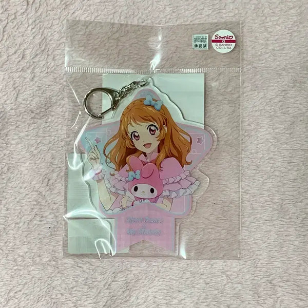 [BUNJANG] Aikatsu! Akari Sanrio My Melody Acrylic Keyring / 아이카츠 아카리 산리오 마이멜로디 아크릴 키링 아이엠스타