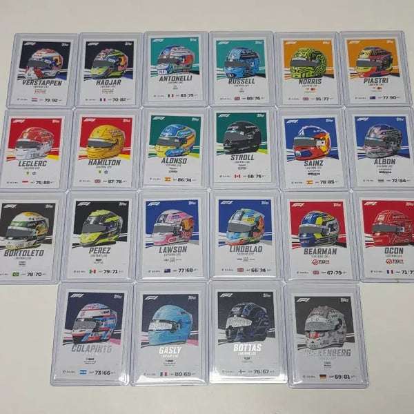 [BUNJANG] Tops Turbo Attack 2026 F1 Helmet Lightning Liz Set (22 Types) / 탑스 터보 어택 2026 F1 헬멧 라이트닝 리즈 22종 세트 판매합니다.