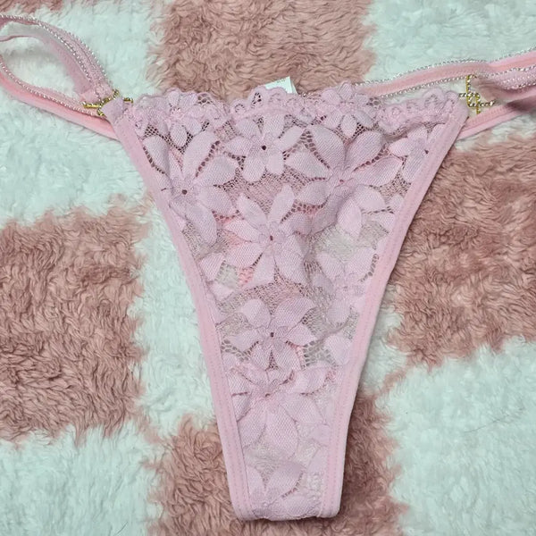 [BUNJANG] French Lace Cotton Briefs / 레이스 프렌치 스탱가 팬티 - 중고a