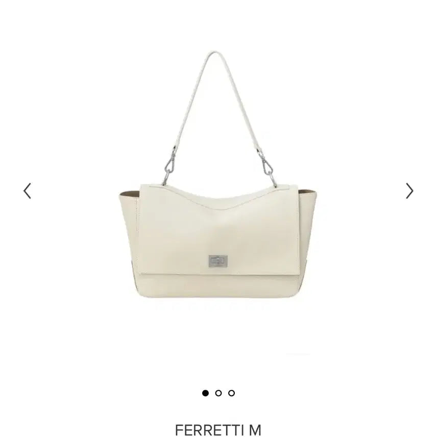 [BUNJANG] MinuteMute Peretti Medium Ivory Bag / 미닛뮤트 페레티 아이보리 미듐