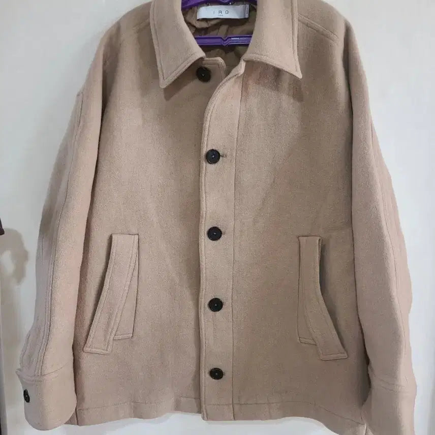 [BUNJANG] IRO. Wool Cashmere Jacket M Beige / IRO. 울  캐시미어자켓M