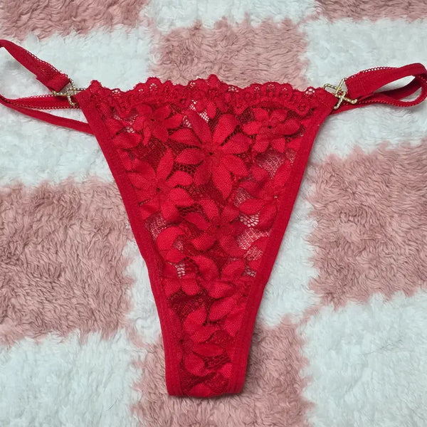 [BUNJANG] French Style Lace Briefs / 레이스 프렌치 스탱가 팬티 - 중고 0725
