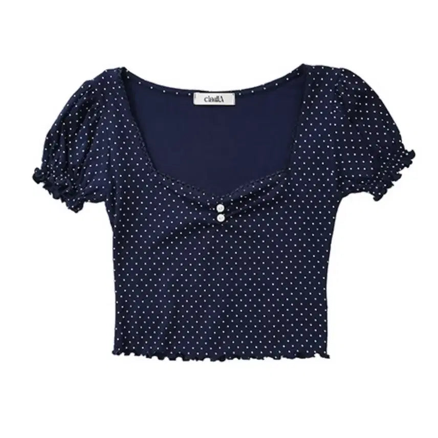 [BUNJANG] Cladda Kitten T Navy / Cladda kitten t, dot navy 클라따 키튼 티