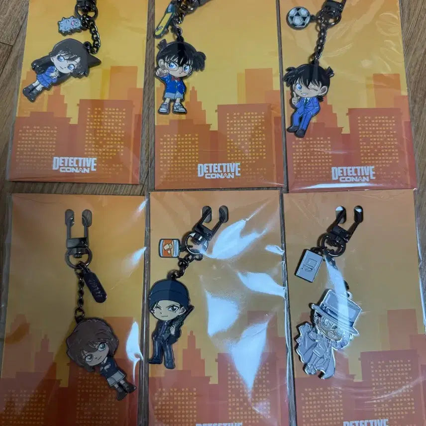 [BUNJANG] Detective Conan CGV Random Metal Keyring Set (Including Hidden) / cgv 명탐정 코난 랜덤 메탈키링 히든포함 전종