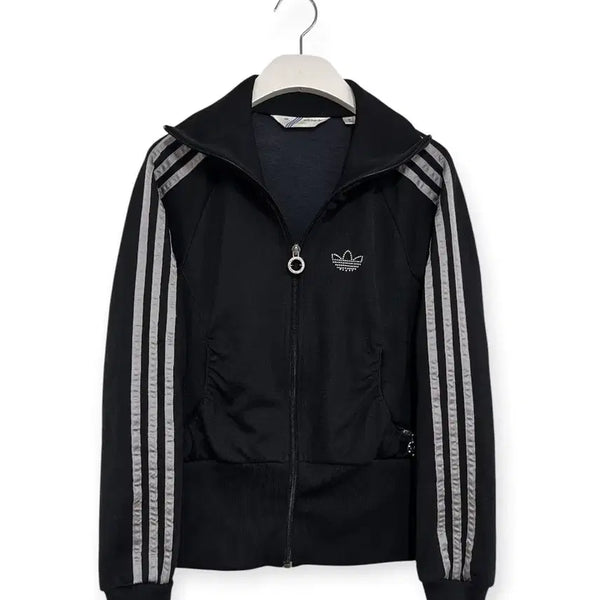[BUNJANG] Adidas Glitter Cubic Black/Silver Track Top Jersey / 아디다스 글리터 큐빅 블랙/실버 트랙탑 져지