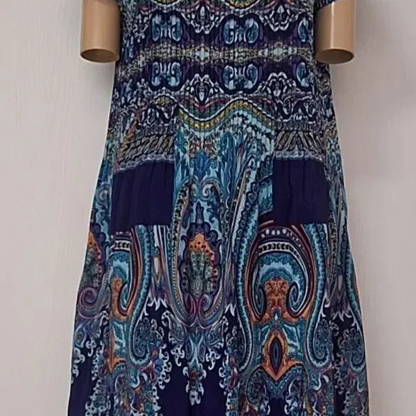[BUNJANG] Pleated Dress (Size 77-88) / 주름원피스 (77~~88 )
