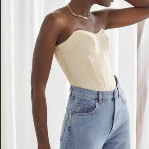 [BUNJANG] And Other Stories Corset Blouse / 앤아더스토리즈 코르셋 블라우스