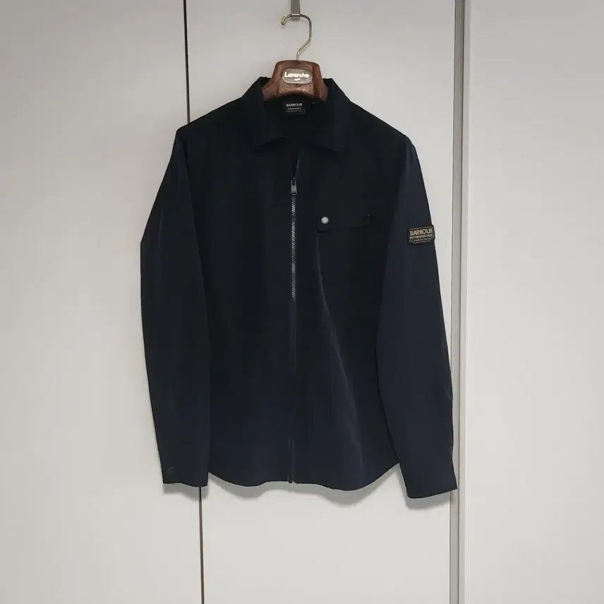 [BUNJANG] Barbour International Black Shirt Jacket / [M] BAROUR 바버 인터네셔널 셔츠 자켓 블랙