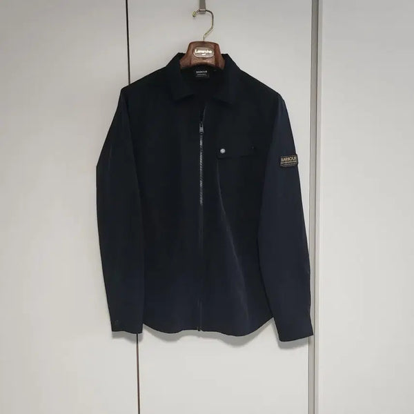 [BUNJANG] Barbour International Black Shirt Jacket / [M] BAROUR 바버 인터네셔널 셔츠 자켓 블랙