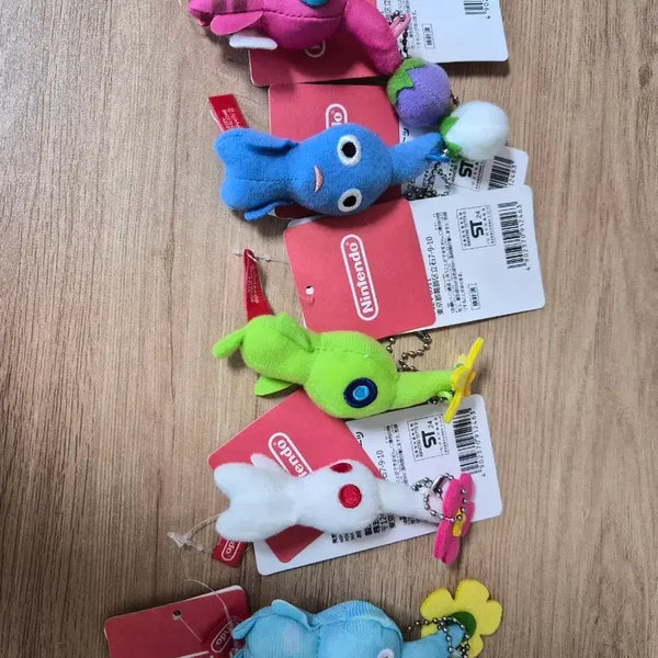 [BUNJANG] Nintendo Pikmin Plush Keychain Set (5 Variants) / 닌텐도 피크민 인형 키링 5종