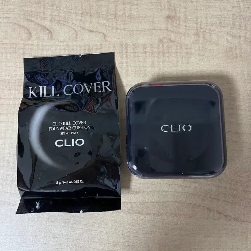 [BUNJANG] Clio Kill Cover Founwear Cushion SPF50+ PA++++ (19C Light) - Base + Refill / 클리오 킬커버 파운웨어 쿠션 19C라이트 본품+리필