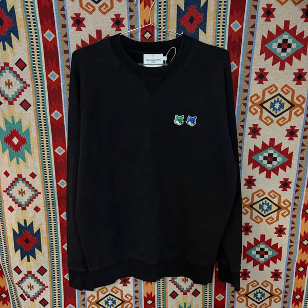 [BUNJANG] Maison Kitsuné Double Fox Head Round Sweatshirt (Size L/100) / 메종키츠네 더블 폭스헤드 라운드 맨투맨 L/100