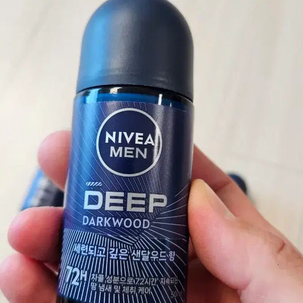 [BUNJANG] NIVEA Men Deep Darkwood Roll-on Deodorant / 니베아 데오드란트 롤온 딥