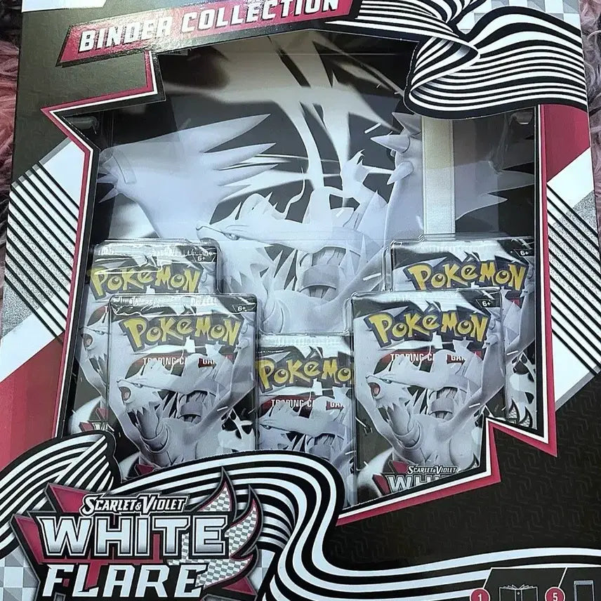 [BUNJANG] Pokemon International North America White Flare Binder Collection / 포켓몬스터 북미판 화이트 플레어 바인더 컬렉션