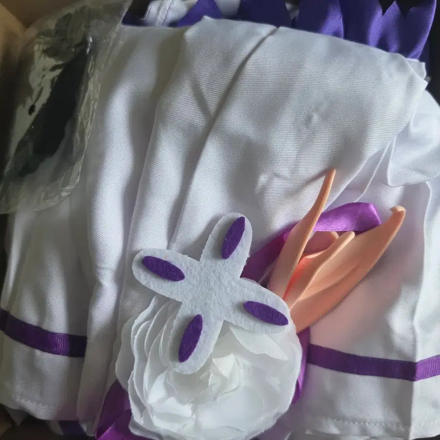 [BUNJANG] Emilia Full Set Cosplay Costume / 에밀리아 풀셋 코스프레 팝니다