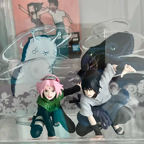 [BUNJANG] Naruto Sakura Sasuke Summon Beast Spectacle Acrylic Set / 나루토 사쿠라 사스케 스펙타클 피규어 소환수 아크릴세트