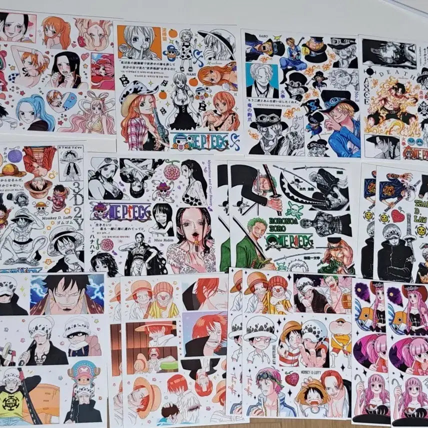 [BUNJANG] One Piece Sticker Set A / 원피스 인스 세트 A