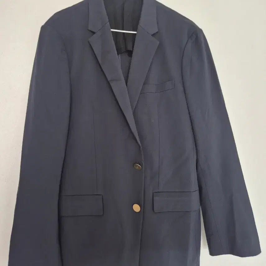 [BUNJANG] Theory Men's Navy Gold Button Blazer Jacket Size 100 / 띠어리 남성 금장 네이비 블레이저자켓 사이즈 100