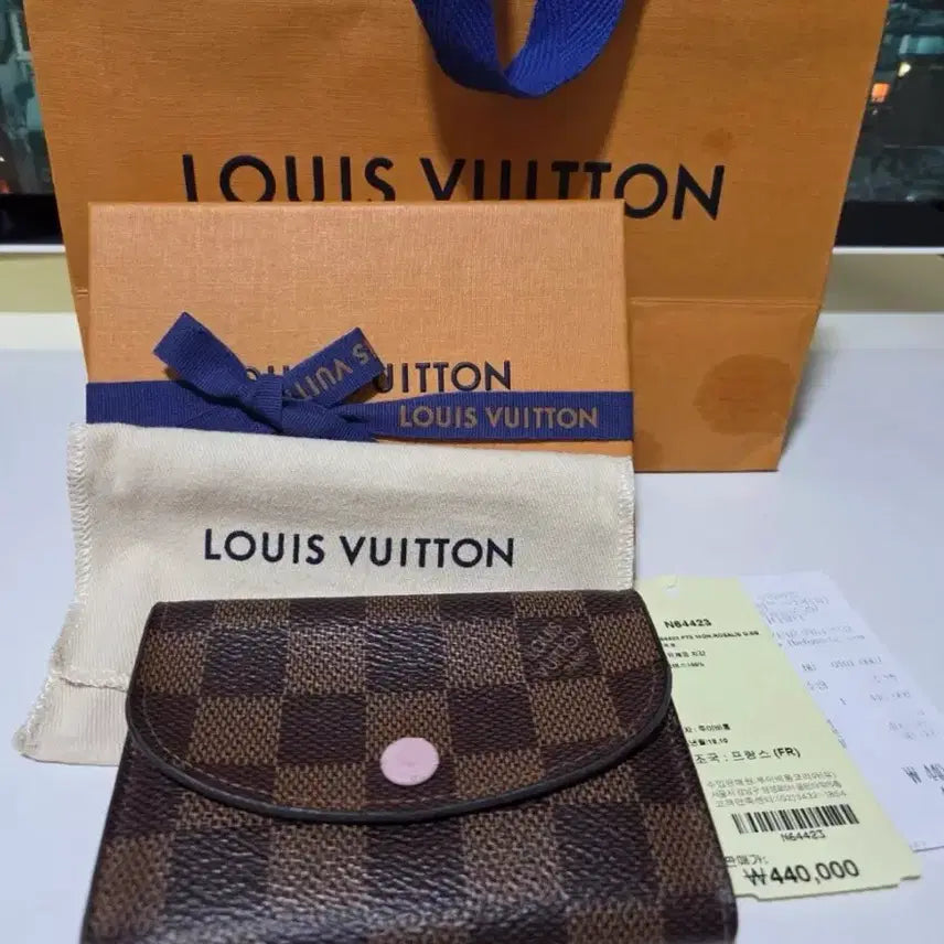 [BUNJANG] Louis Vuitton Rosalie Wallet Pink / 백화점) 루이비통 로잘리 지갑