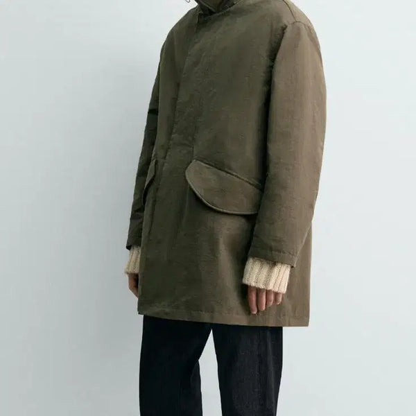 [BUNJANG] Zara x Aaron Levine Color Block Technical Parka / 자라 x 아론 레빈 aaron levine 콜라보  콤비 칼라 테크니컬 파카
