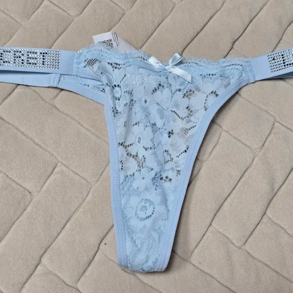 [BUNJANG] Ribbon Lace Sexy Panties - Used / 리본 레이스 섹시 팬티 - 중고