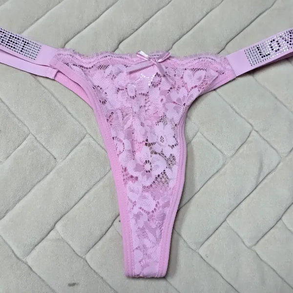 [BUNJANG] Ribbon Lace Sexy Panty / 리본 레이스 섹시 팬티 - 중고 0725