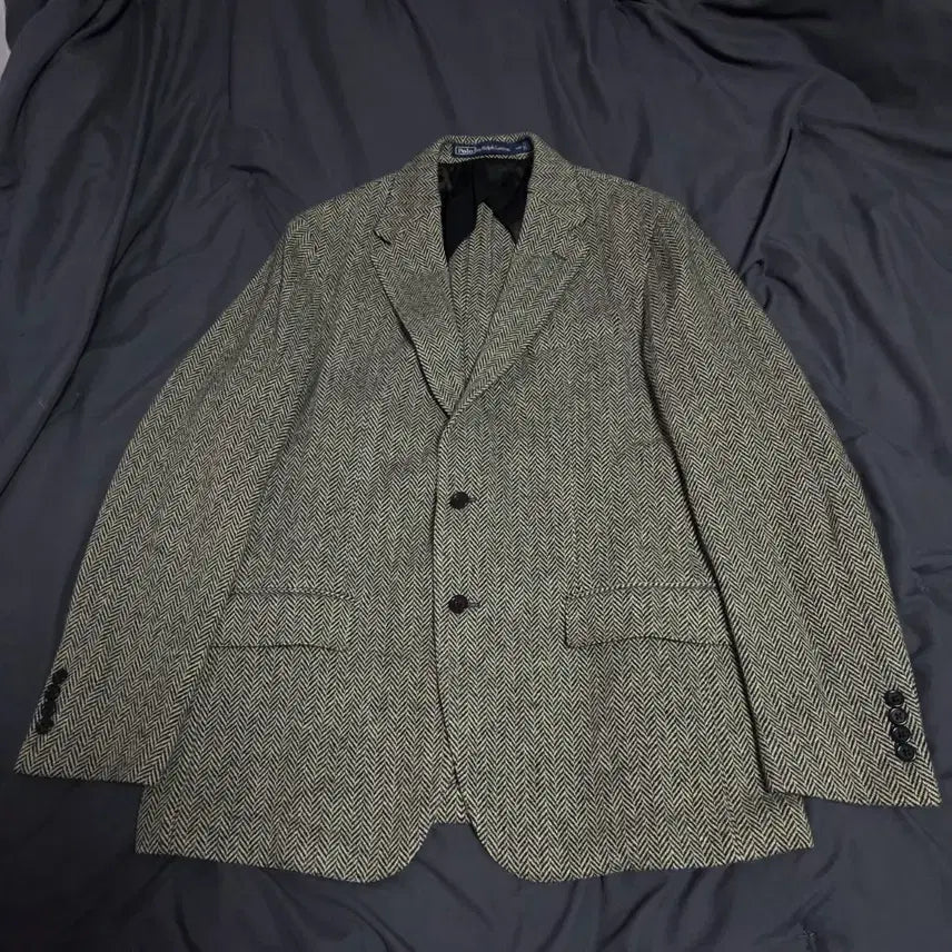 [BUNJANG] Polo Ralph Lauren Soft Tailored Herringbone Jacket 44R / 폴로 소프트 테일러드헤링본자켓 44R
