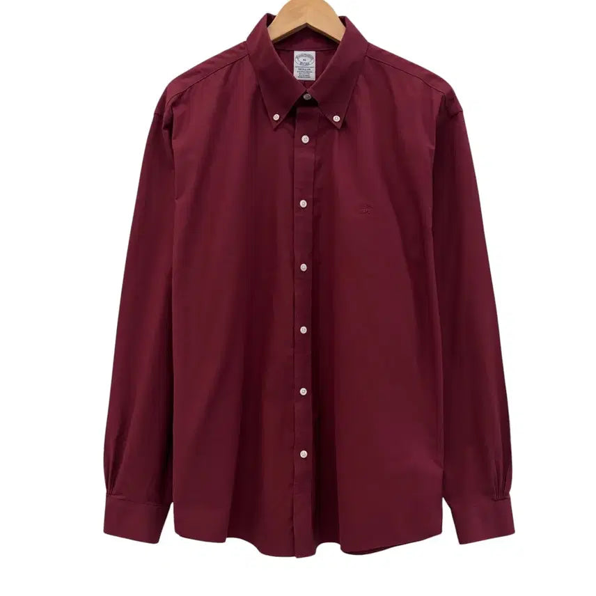 [BUNJANG] Brooks Brothers Oxford Shirt Burgundy XL / 브룩스브라더스 옥스포드 셔츠 버건디