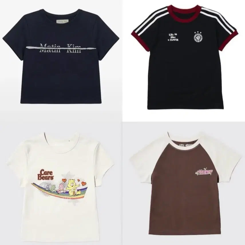 [BUNJANG] Matinkim, Heavyism, Uniqlo T-shirts (Set of 4) / 마뗑킴 해비즘 유니클로 반팔 반소매 티셔츠 급처