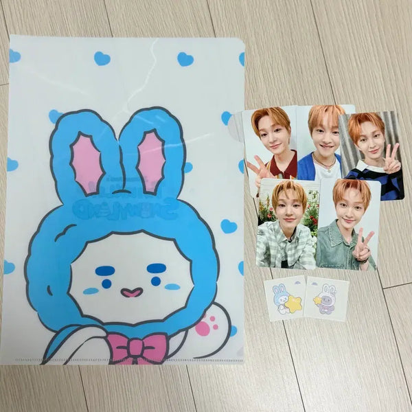 [BUNJANG] Onew "Jjing Nyan" Popup Photocard, Sticker File, Bundle Set / 온유 찡냥이 팝업 포카 띠부실 파일 일괄