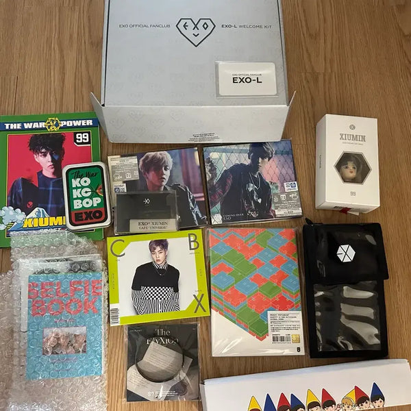 [BUNJANG] EXO EXO-L Kit Bundle Set - Xiumin, Baekhyun, Chen, Chanyeol, D.O., Kai, Sehun, Suho (Coming Over Album Included) / 엑소 엑소엘 키트 일괄 양도 시우민 백현 우산 앨범 커밍오버 첸백시