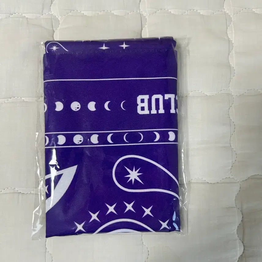 [BUNJANG] Samsung Lions Dalbit Series Purple Bandana (Sealed) / 삼성라이온즈 달빛시리즈 퍼플 반다나 (미개봉 새제품)