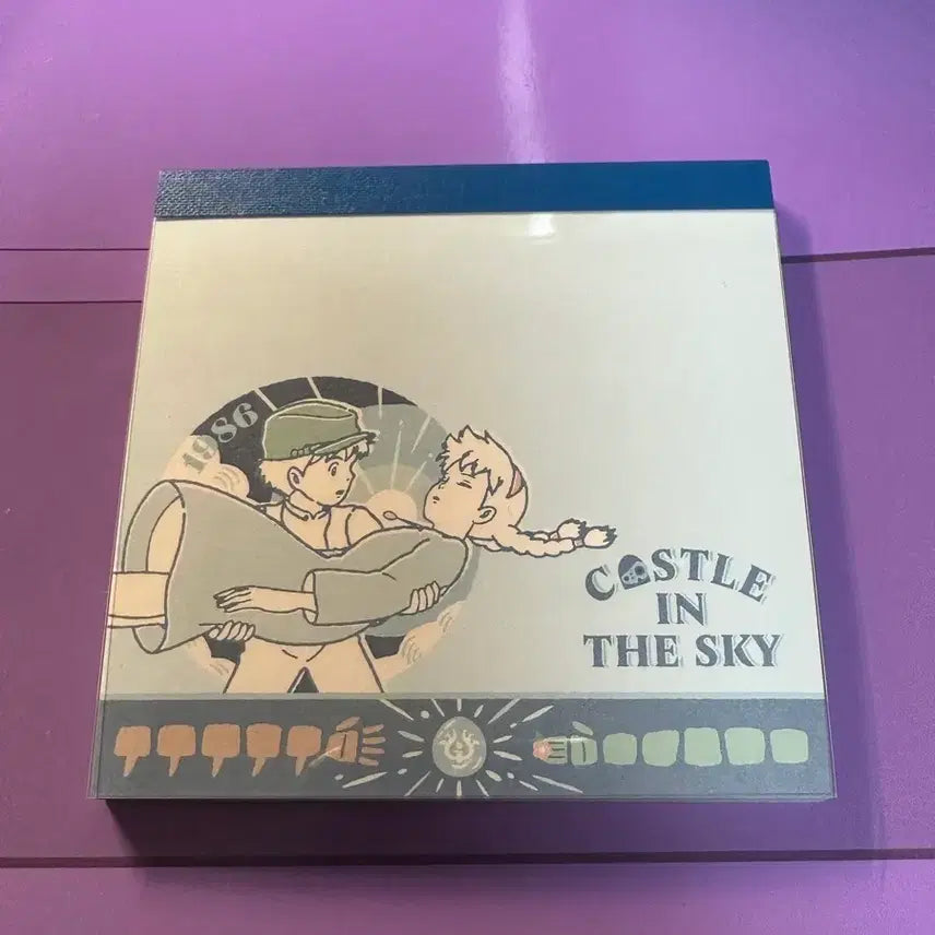 [BUNJANG] Studio Ghibli Laputa: Castle in the Sky Memo Pad / 지브리 메모지