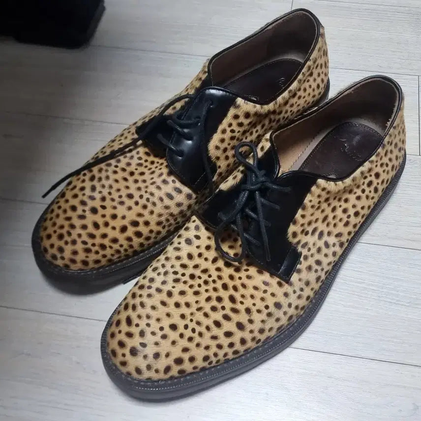 [BUNJANG] Paul Smith Leopard Suede Derby Shoes US 9 / 폴스미스 레오파드 송치 더비 US9