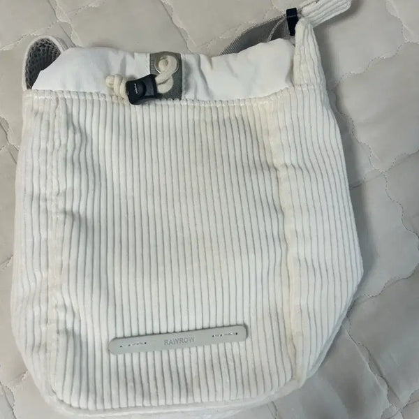 [BUNJANG] RAWROW Corduroy Mini Cross Bag White / 로우로우(RAWROW) 코듀로이 미니 크로스백 화이트 판매