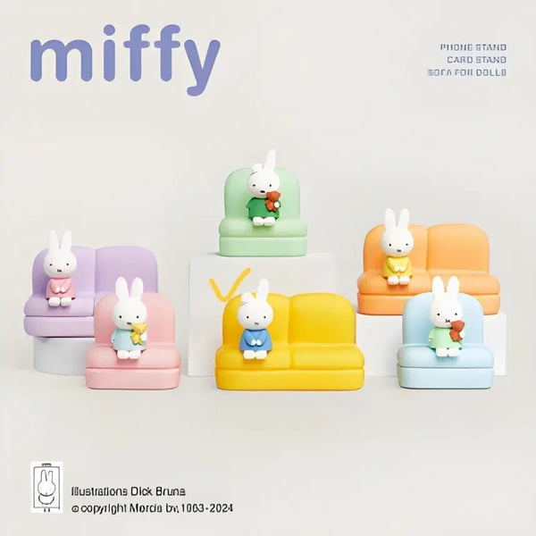 [BUNJANG] Miffy Sofa Figure Phone Stand / 미피 쇼파 피규어 휴대폰 거치대 폰거치대