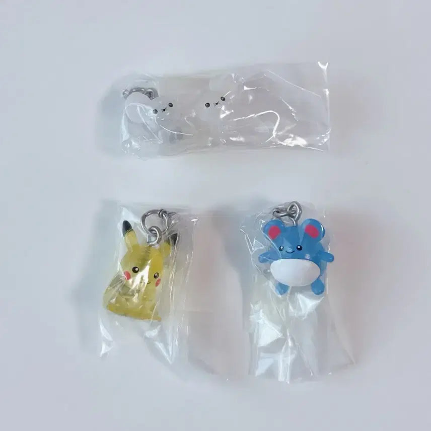 [BUNJANG] Pokemon Dori-jwi, Pikachu, Maril Meiji-rushi Gacha Figures Set / 포켓몬스터 두리쥐 피카츄 마릴 메지루시 가챠