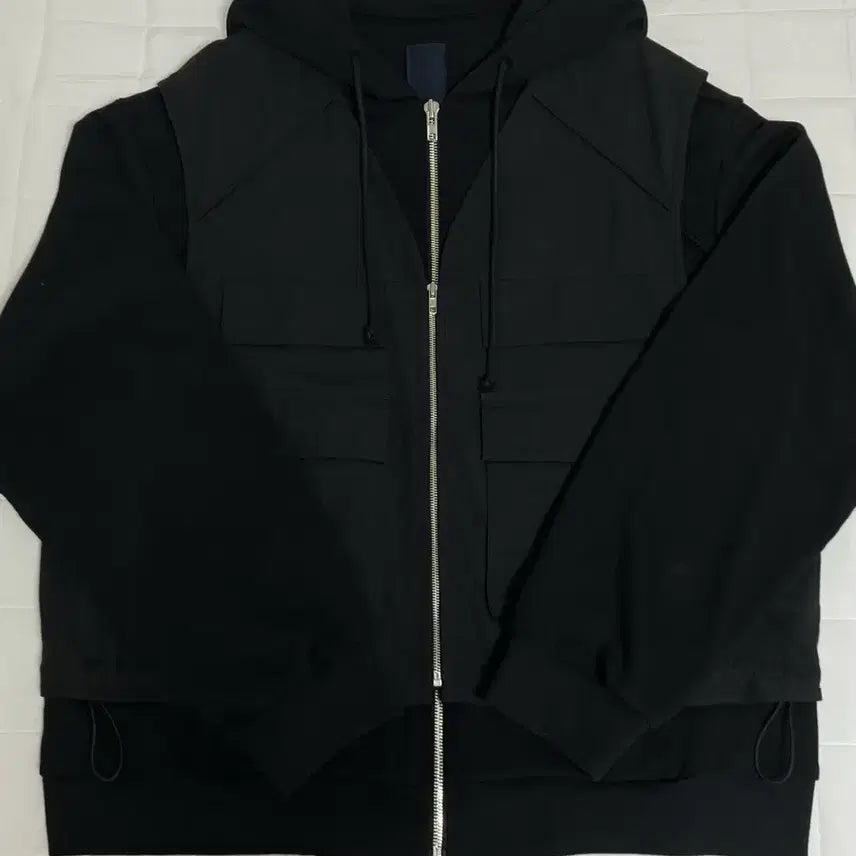 [BUNJANG] Juunj Magazine Vest Hoodie Zip-up L / 준지 탄창 베스트 후드집업 L