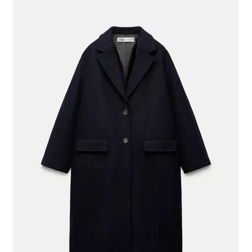 [BUNJANG] Zara Wool Blend Oversized Coat ZW Collection / zara 울 블렌드 오버사이즈 코트 ZW COLLECTION