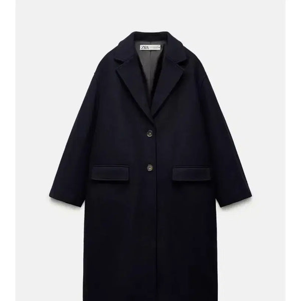 [BUNJANG] Zara Wool Blend Oversized Coat ZW Collection / zara 울 블렌드 오버사이즈 코트 ZW COLLECTION