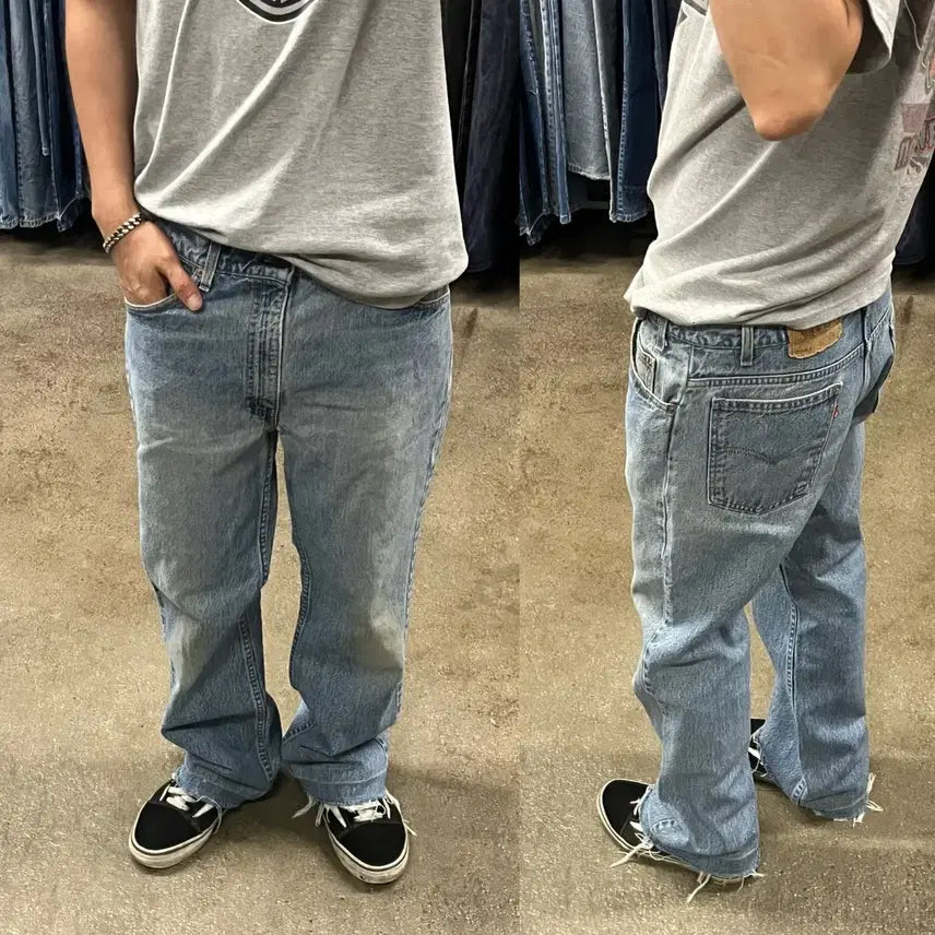 [BUNJANG] Vintage 90s USA Levi's 517 Orange Tab Bootcut Jeans (35) / 90s USA Levis517 오렌지탭 부츠컷 (35)