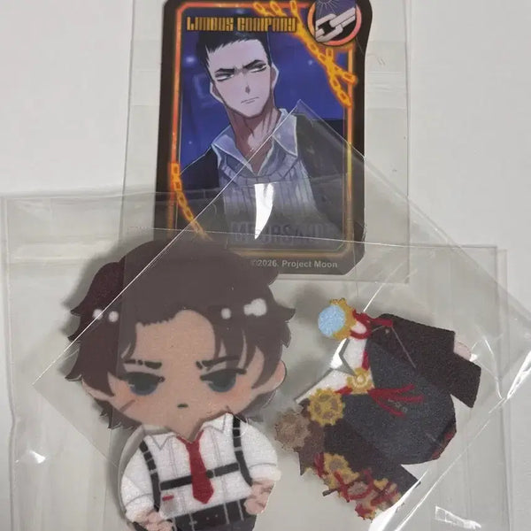 [BUNJANG] Limbus Company Heathcliff Badge & Meursault Animate Japan Exclusive Seal Bundle / 림버스컴퍼니 히스클리프 뱃지 & 뫼르소 특전 씰 일괄판매