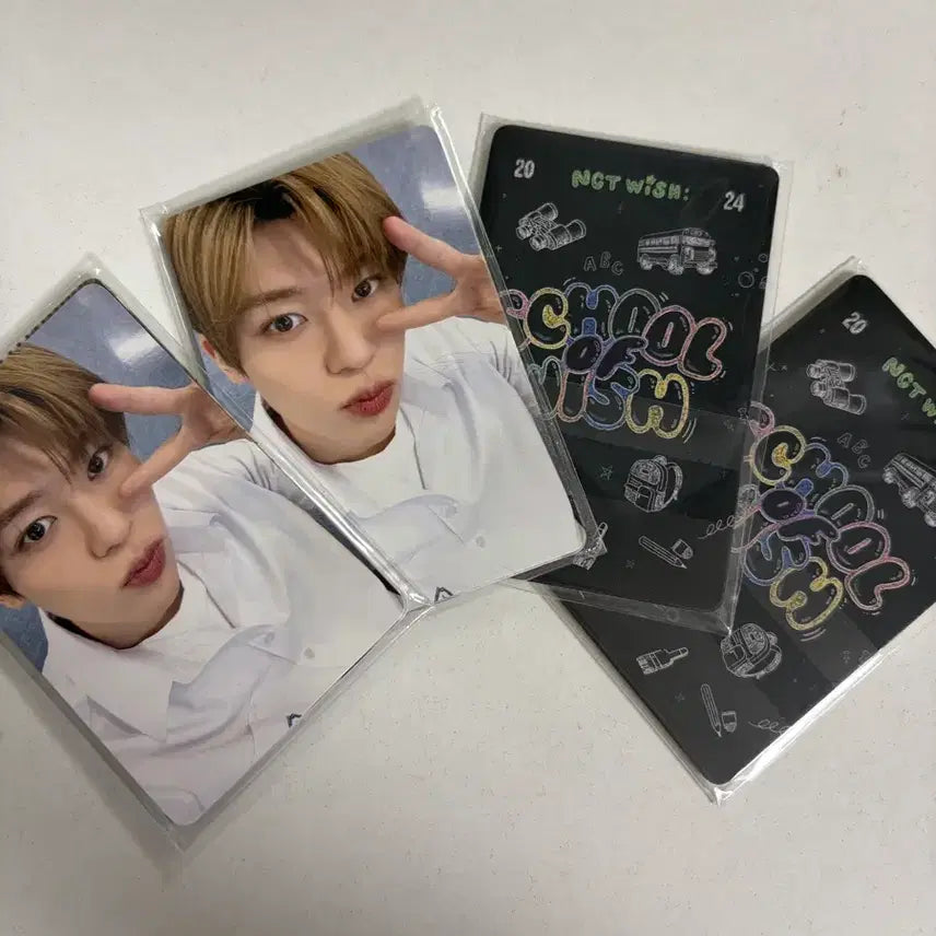 [BUNJANG] NCT WISH School of Wish Entrance Photocard Bundle Set / 스쿨오브위시 입장포카 미개봉 세트 일괄 엔시티위시 NCT WISH 전국투어 전투