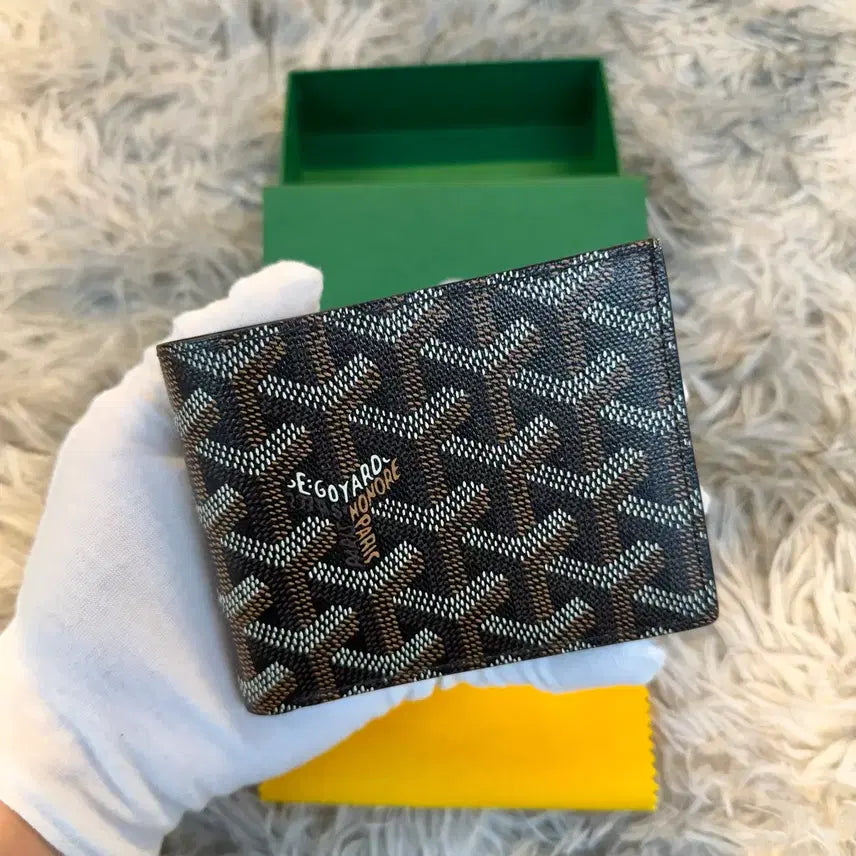 [BUNJANG] Goyard Victroire Men's Wallet Black / {새상품급} 고야드 빅트와르 남성 반지갑 블랙