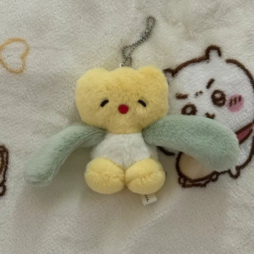 [BUNJANG] Fuwa Fuwa Tulip-chan Yellow Tulip Plush Keychain / 후와후와 튤립쨩 튤립 인형 키링 가챠 판매