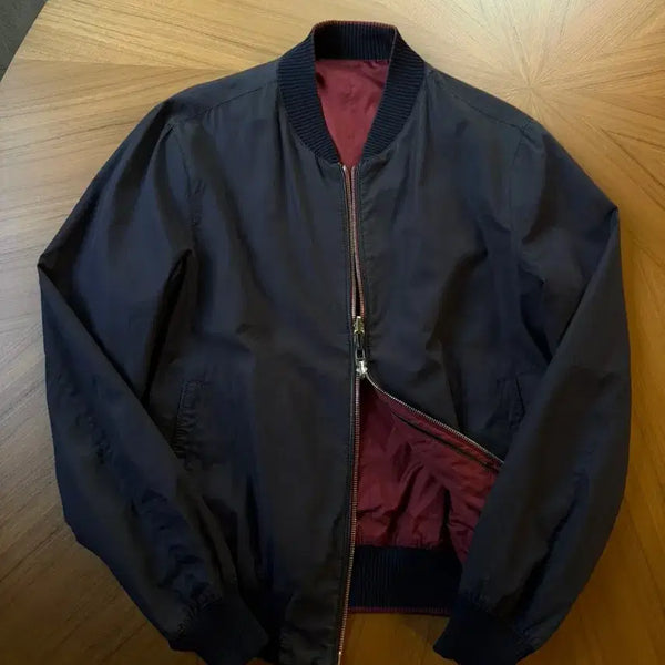 [BUNJANG] Ermenegildo Zegna Reversible Blouson Men's Size 100 / 에르메네질도 제냐 리버서블 블루종 남성100