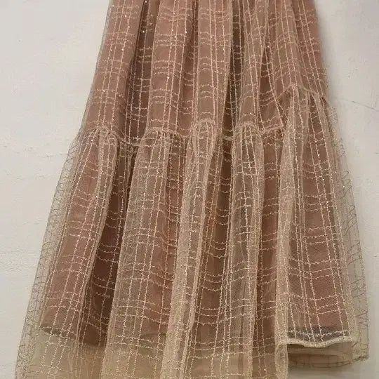 [BUNJANG] Reneevon Sequin Tulle Skirt (Size 25-inch Waist) / 25인치 레니본(Reneevon) 스팽글 튤 스커트 / 택달린 새상품