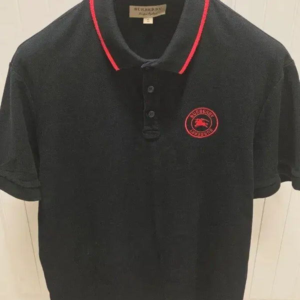 [BUNJANG] Burberry Black Polo T-Shirt XL / 버버리 블랙 XL